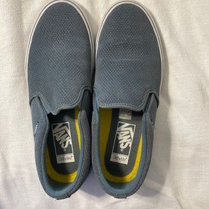 Green vans with hint of gold shimmer